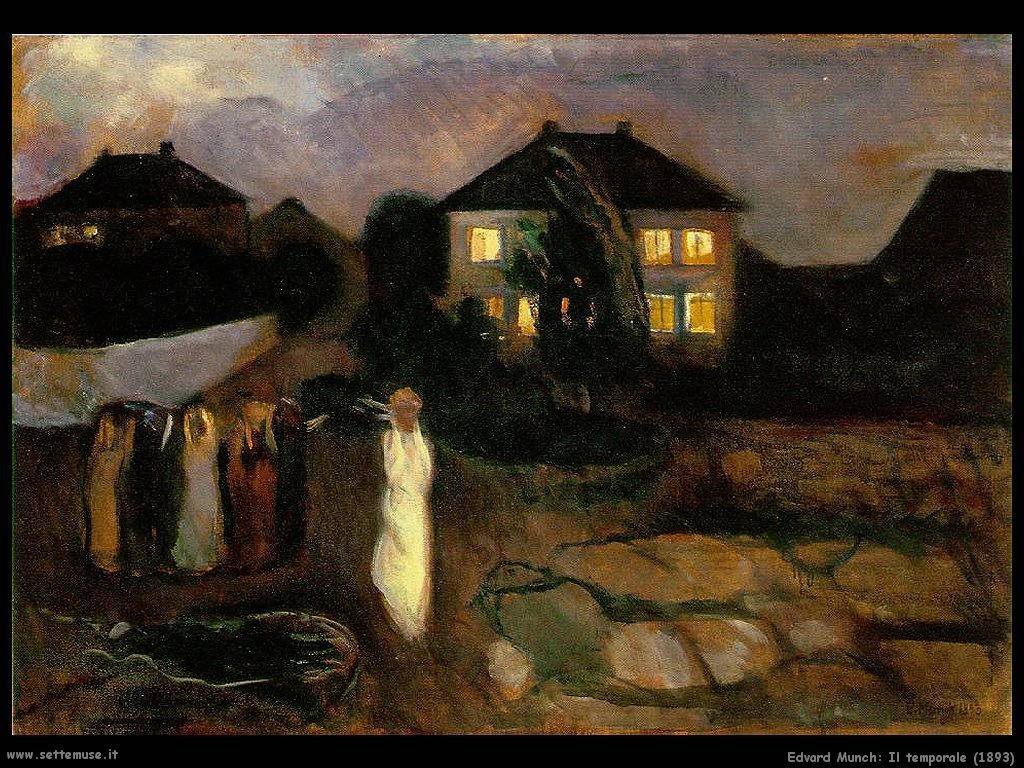 Venderequadri Highlights-Edvard Munch - Il temporale