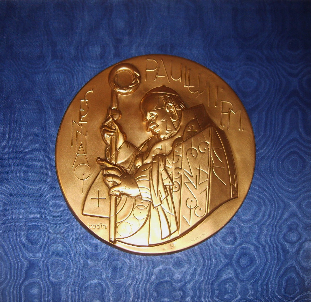 Juan Pablo II (Oro) - Floriano Bodini
