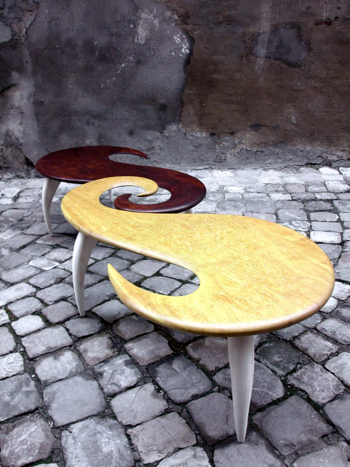 Lorenzo Ferri - Mesas de centro en espiral