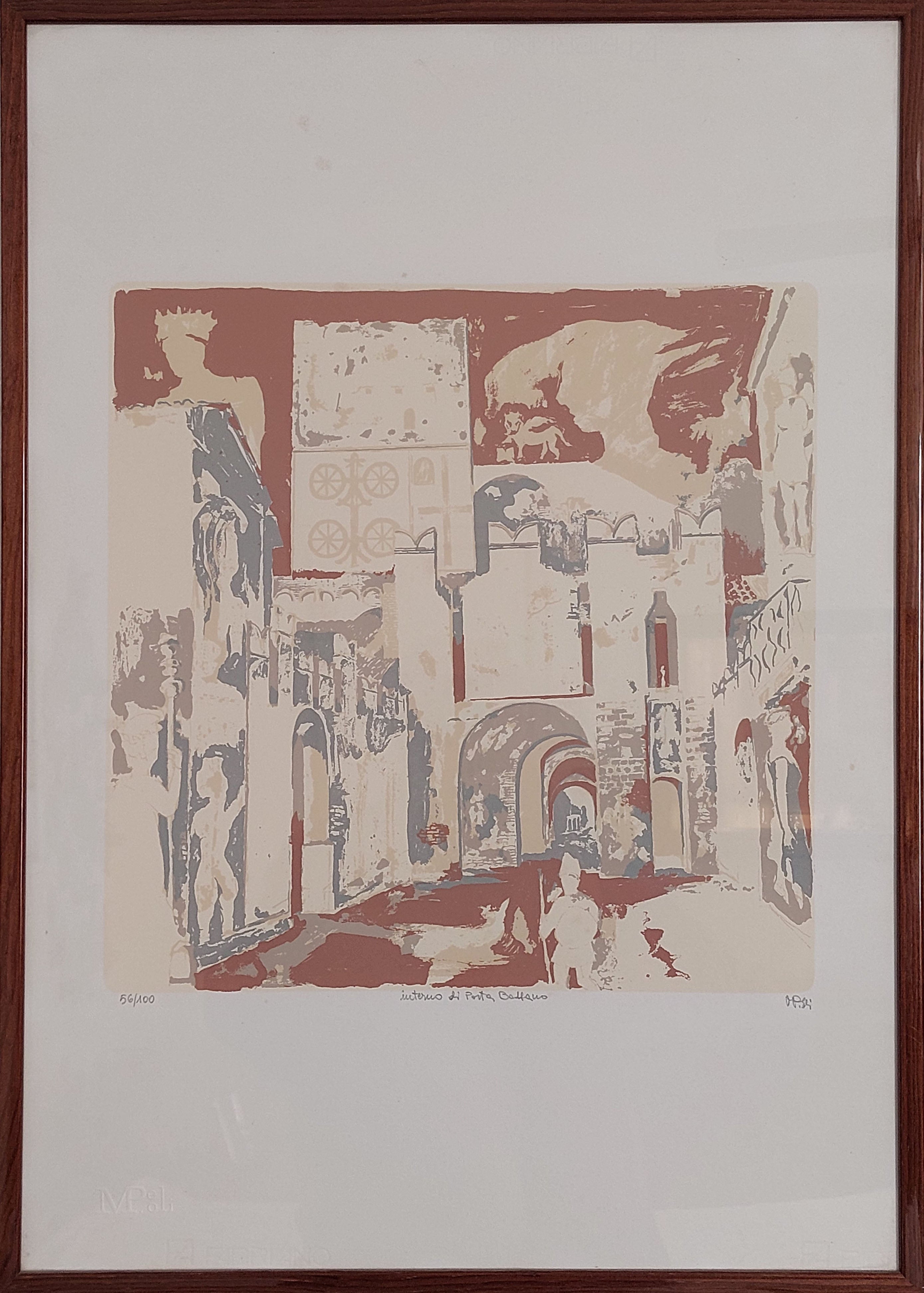 Mario De Poli - Citadel, interior of Porta Bassano