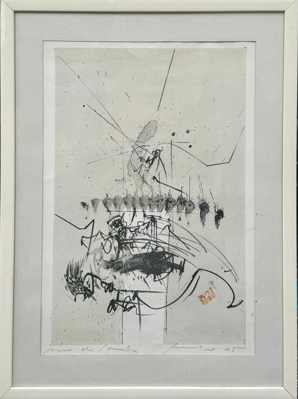 Emilio Scanavino - Warning 1965