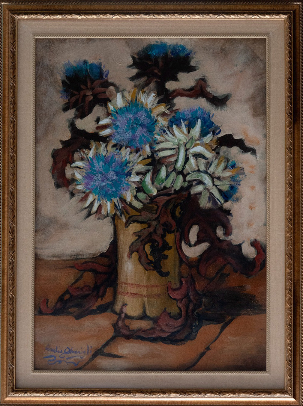 Claudio Amerighi - Jarrón con flores