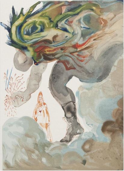 Salvador Dalí - Infierno: La profecía de Vanni Fucci