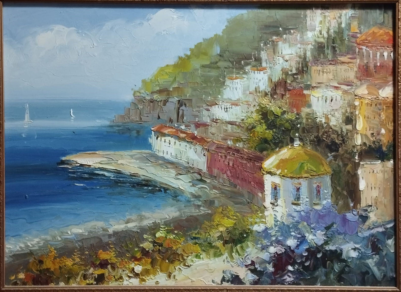 Autor desconocido - Sin título (Vista de Positano)