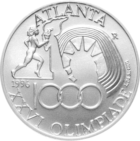 Moneda conmemorativa de la XXVI Olimpiada de Atlanta - Casa de la Moneda e Imprenta del Estado
