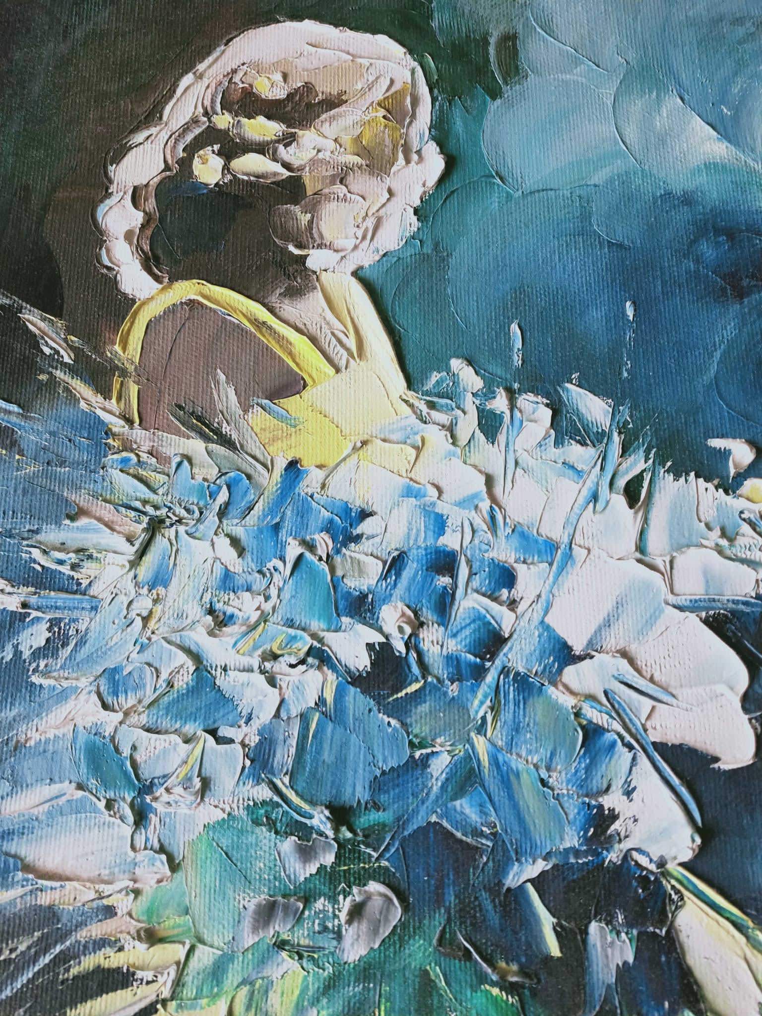 Mario Berrino - Donna con fiori