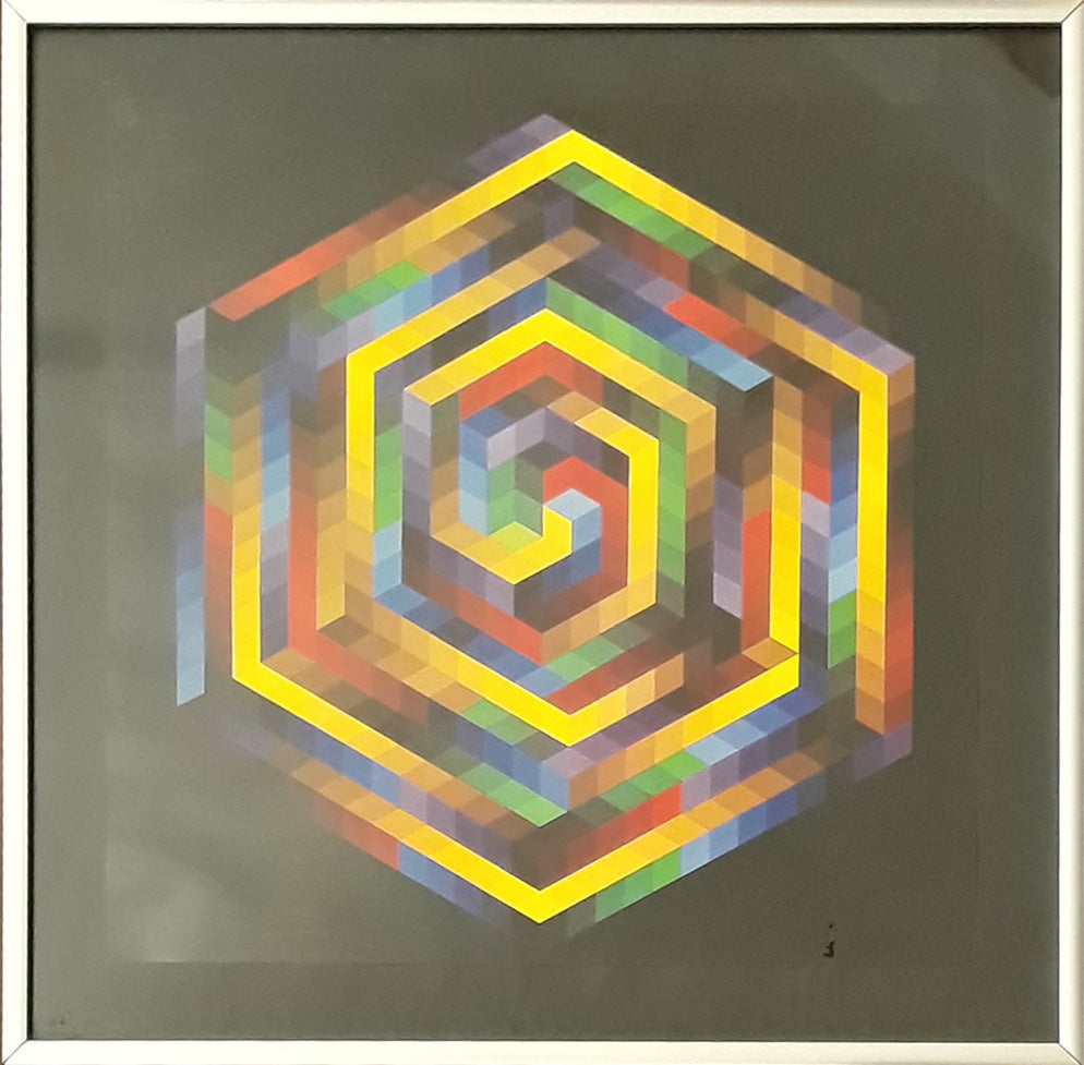 Victor Vasarely - Sin título