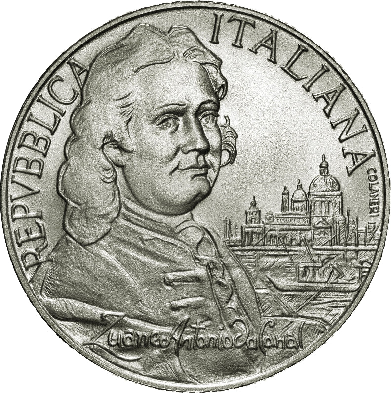 Commemorative coin commemorating the 300th anniversary of Canaletto's birth - Istituto Poligrafico Zecca dello Stato
