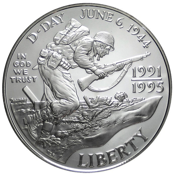 0) World War II 50th Anniversary Commemorative Coin - United States Mint