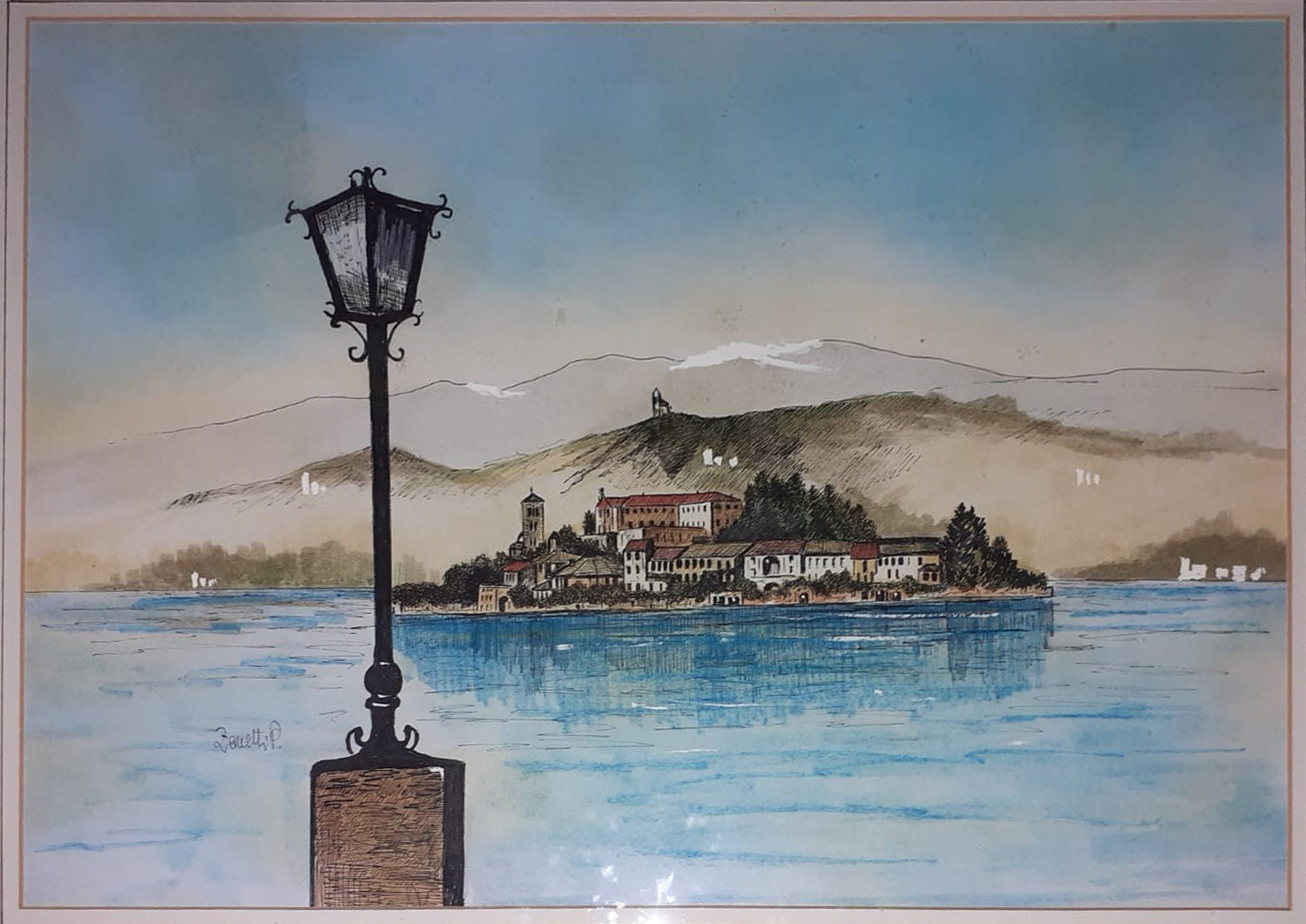 Piero Zanetti - Orta, Isola San Giulio