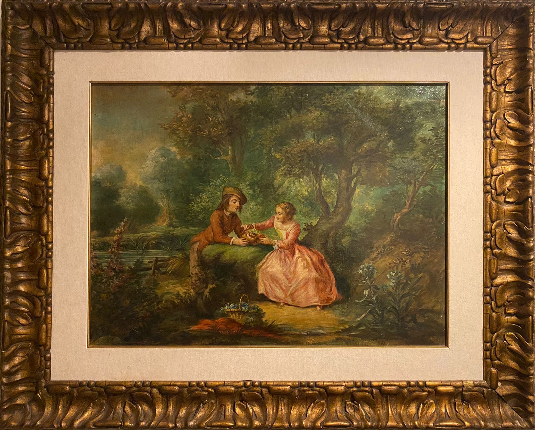 Piedmontese School - The Boy and the Girl on the Grass