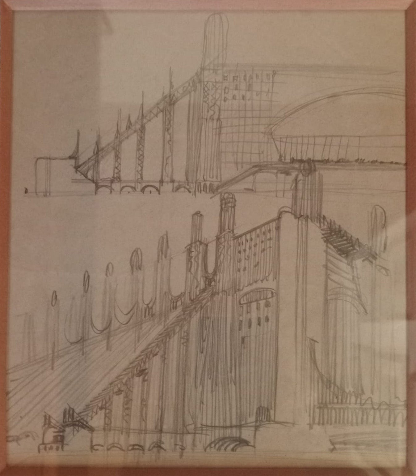 Antonio Sant'elia - Estación de la Ciudad Nueva x 3