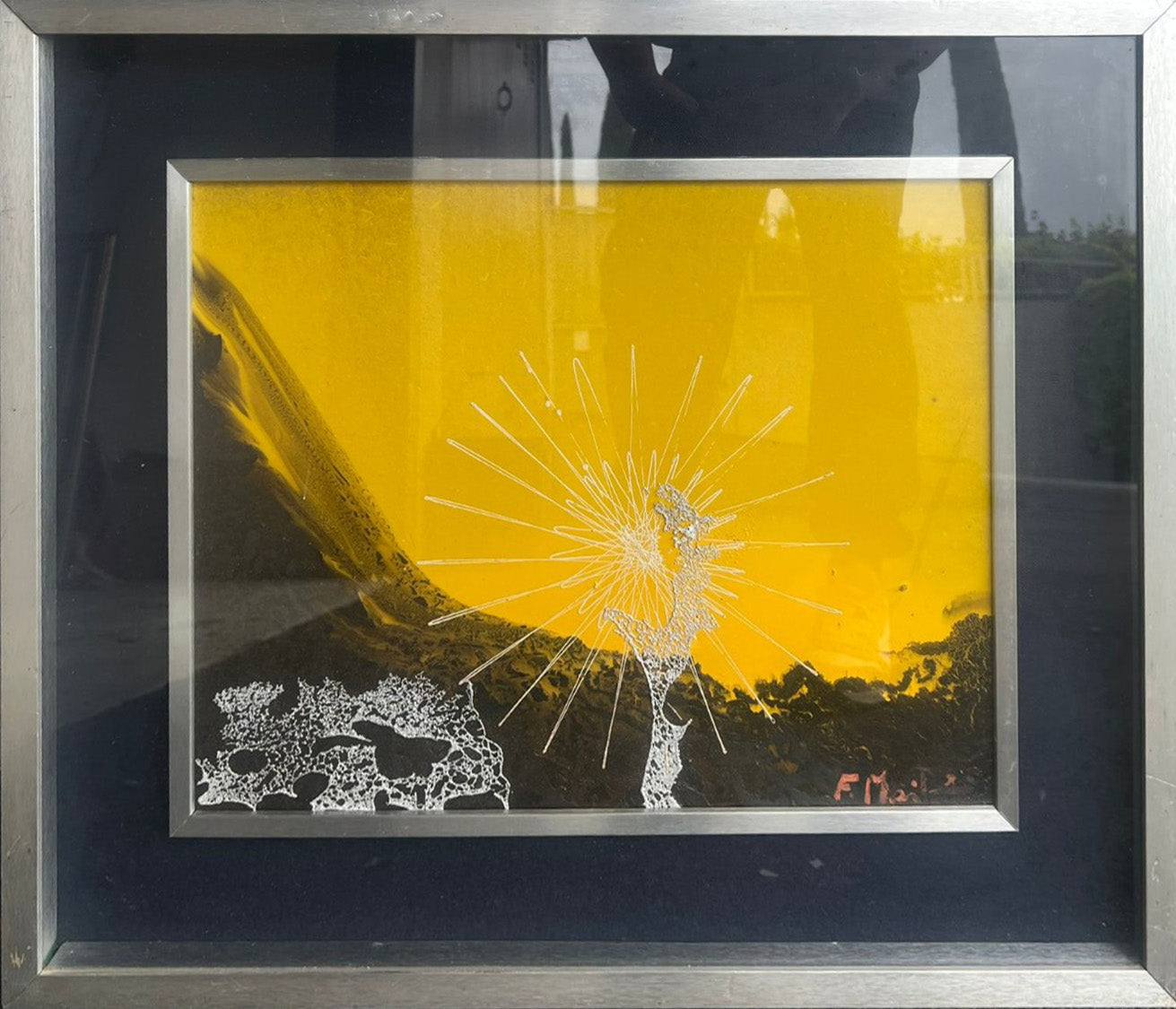 Unknown Author - Untitled (Abstract Yellow Background)