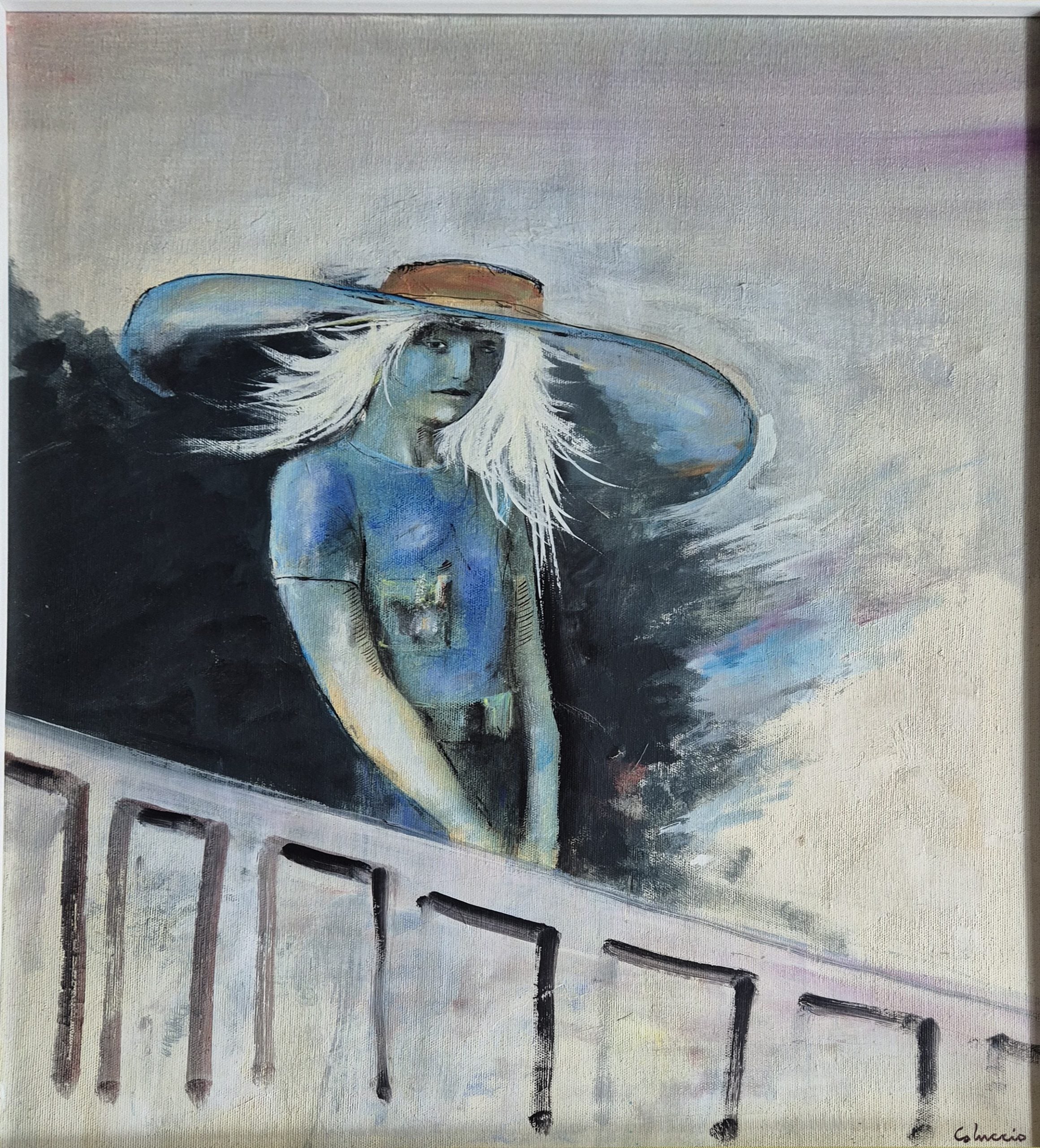 Coluccio - Mujer con sombrero