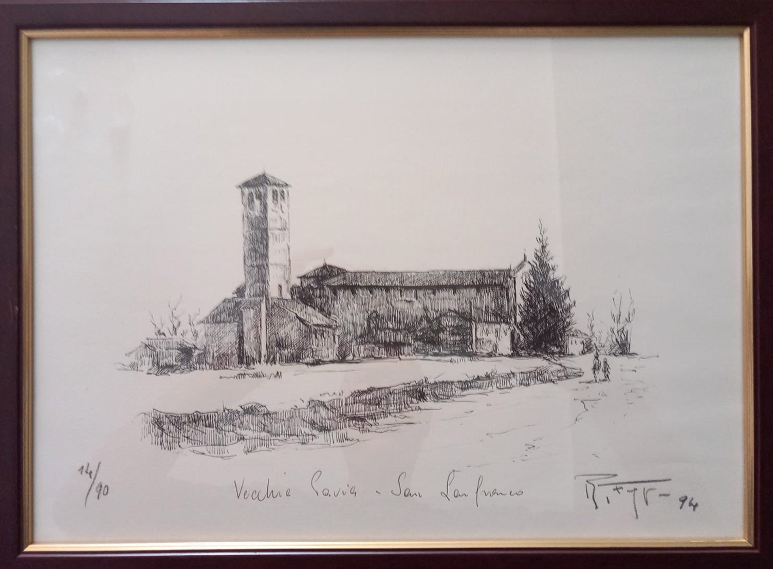 Remo Faggi - Vecchia Pavia (Raccolta di 12 Multipli)