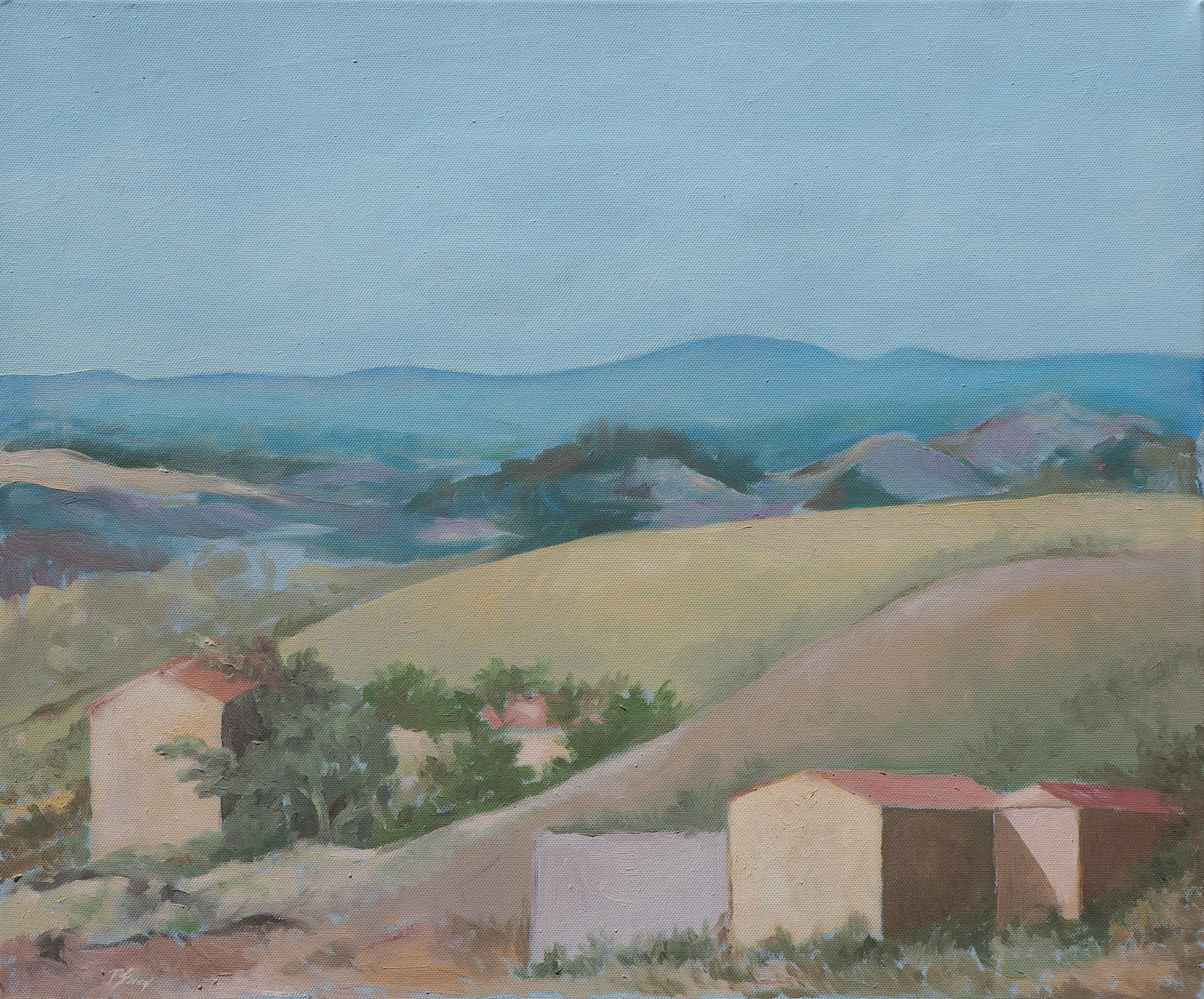 Paolo Gheri - Paisaje (Las tres casas)