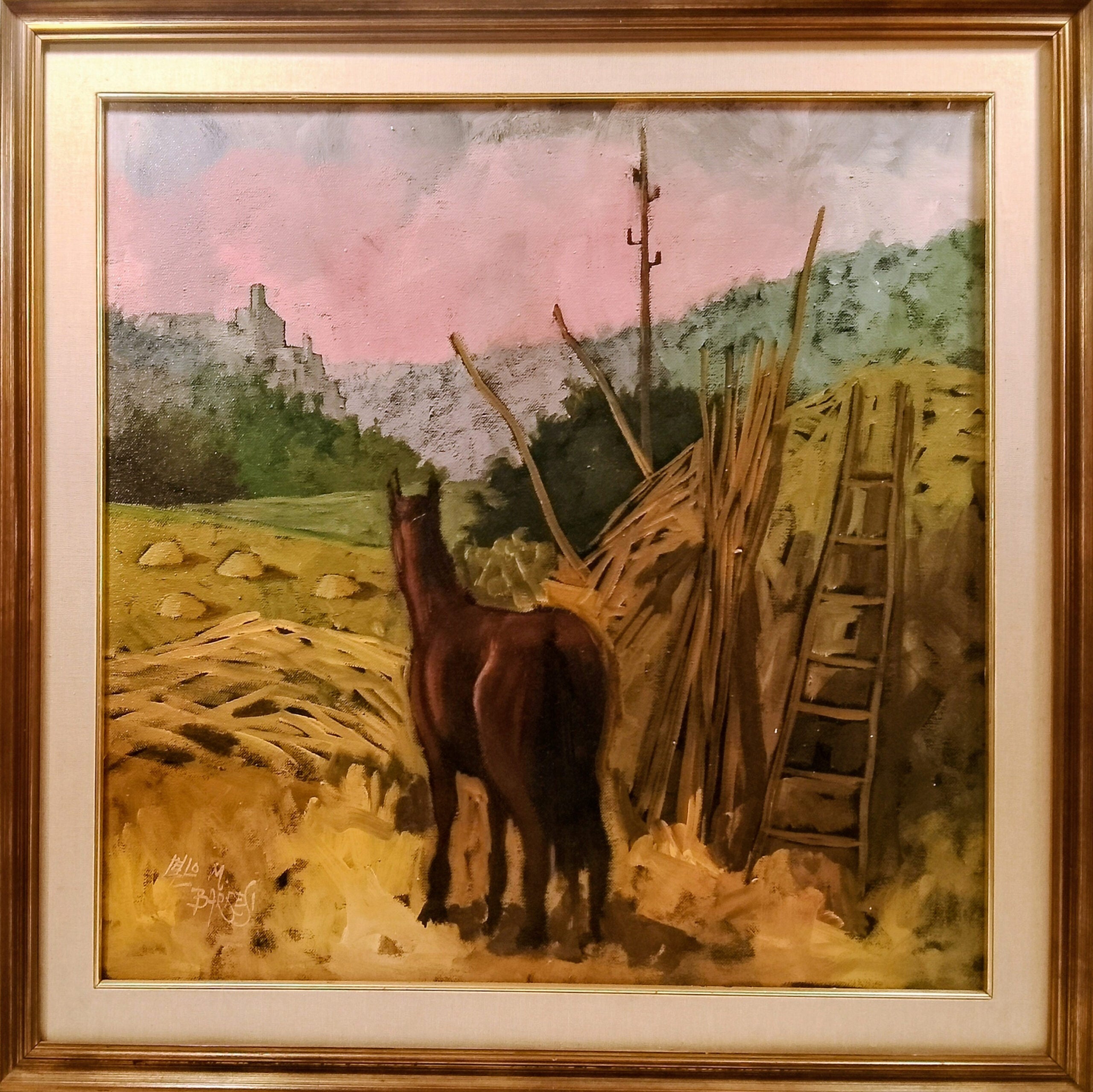 Lello M. Barresi - Untitled (Landscape with Horse)