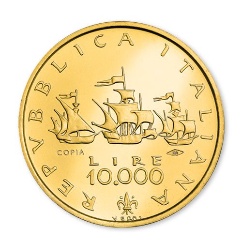 500 Lire Flags Against the Wind from 1957 and 500 Lire Caravels from 1958 - Editalia IPZS