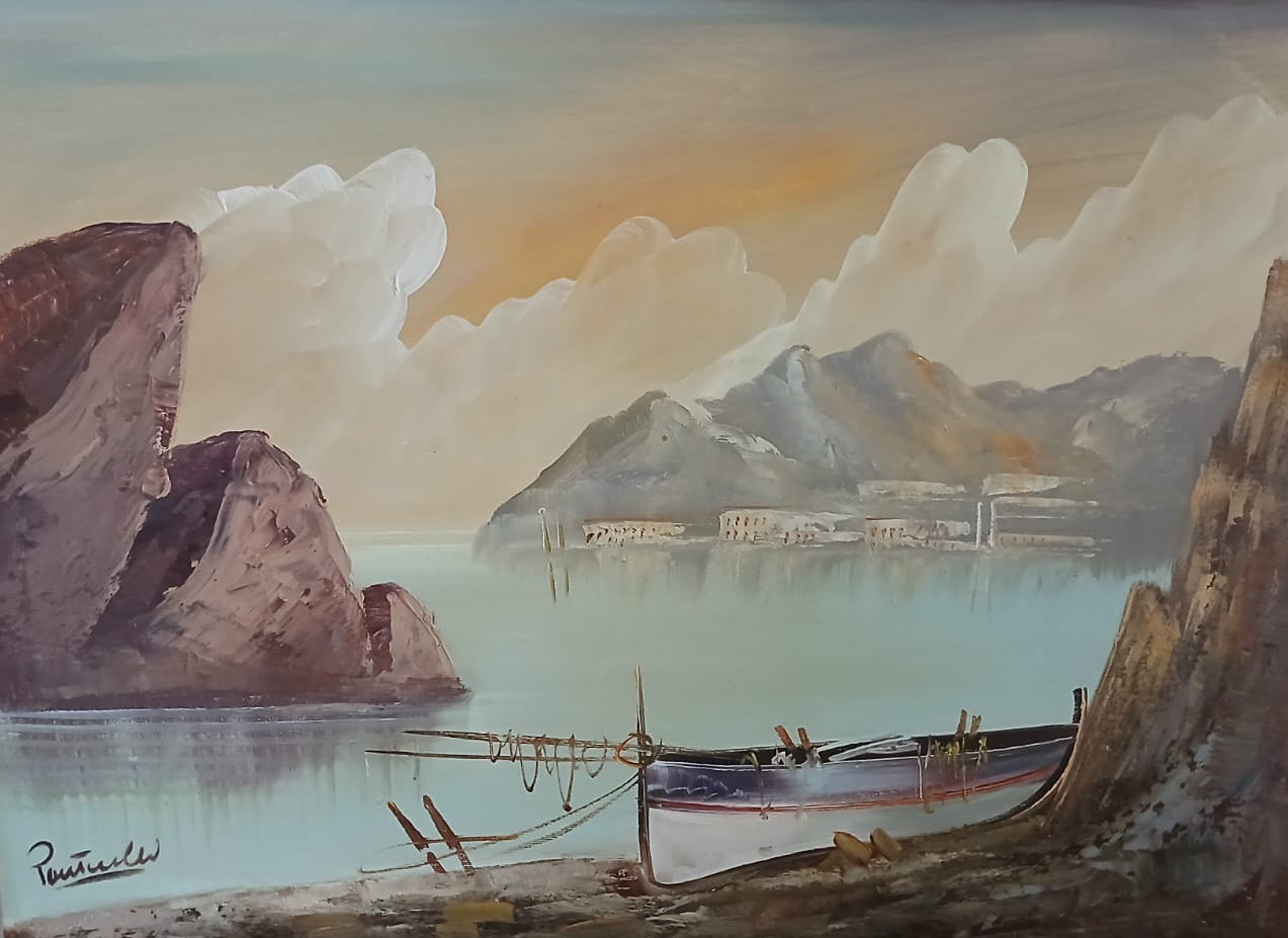 Senza titolo Paesaggio – Olio su tela – Antonio Ponticelli