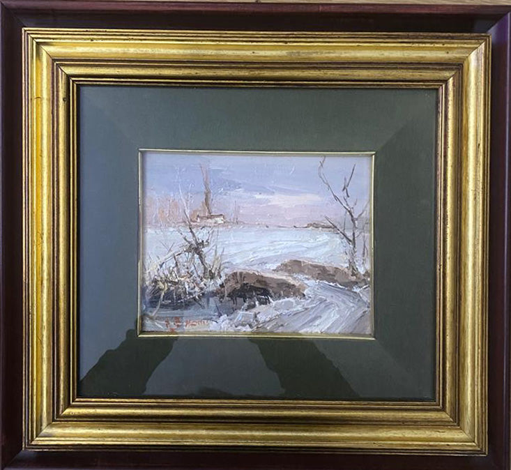 Pasquale Barberis - Invierno en Monferrato