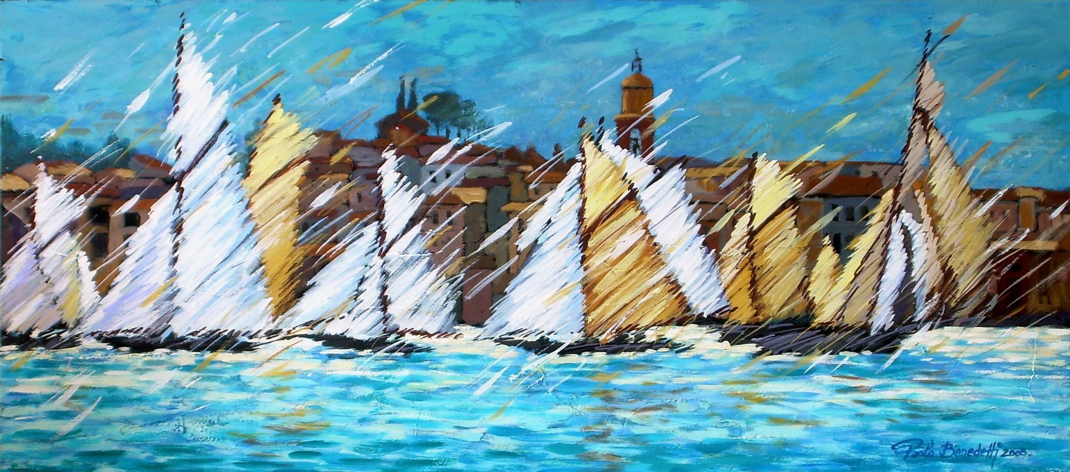 Paolo Benedetti - THE SAILS OF ST. TROPEZ