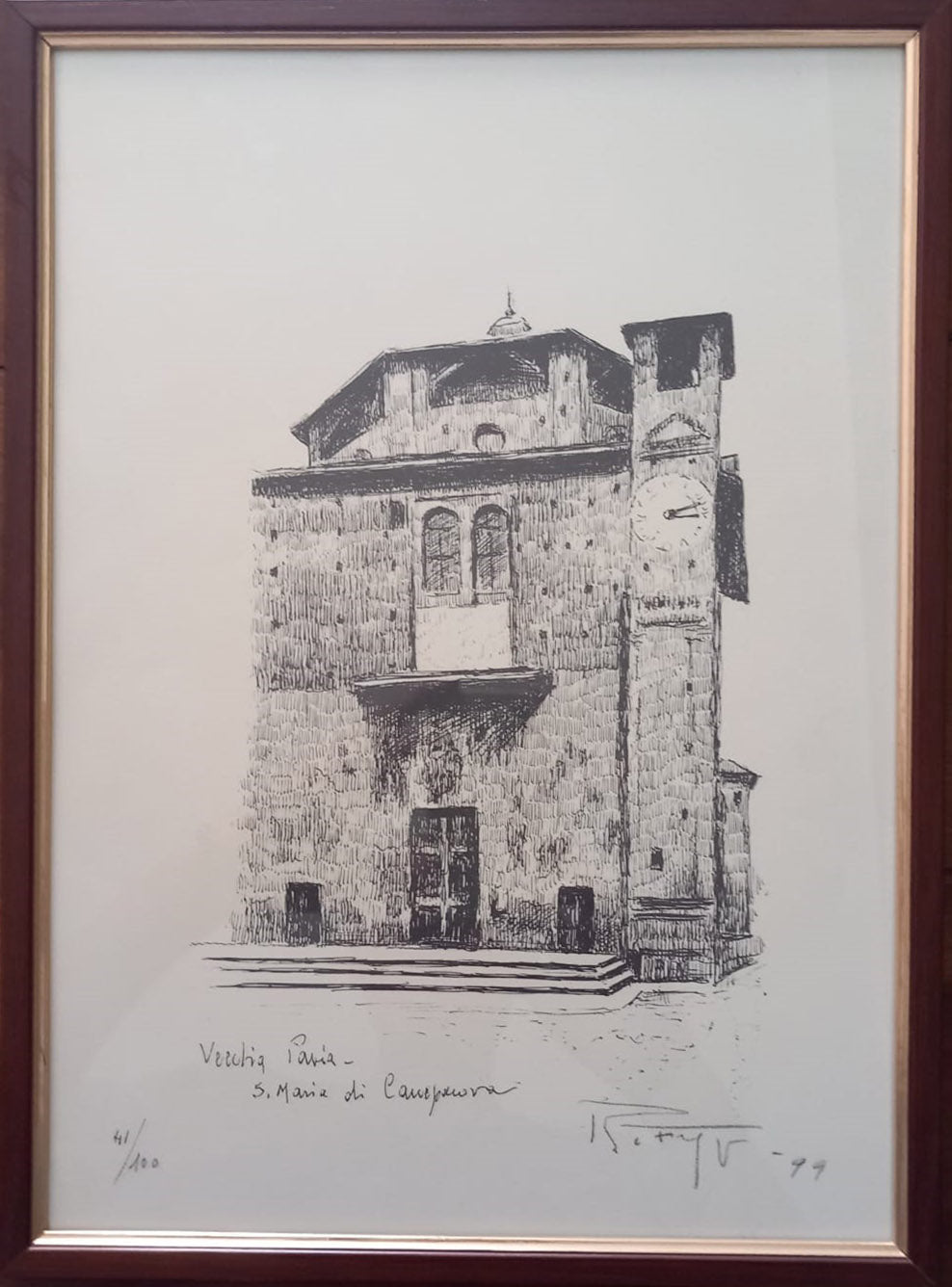 Remo Faggi - Vecchia Pavia (Raccolta di 12 Multipli)