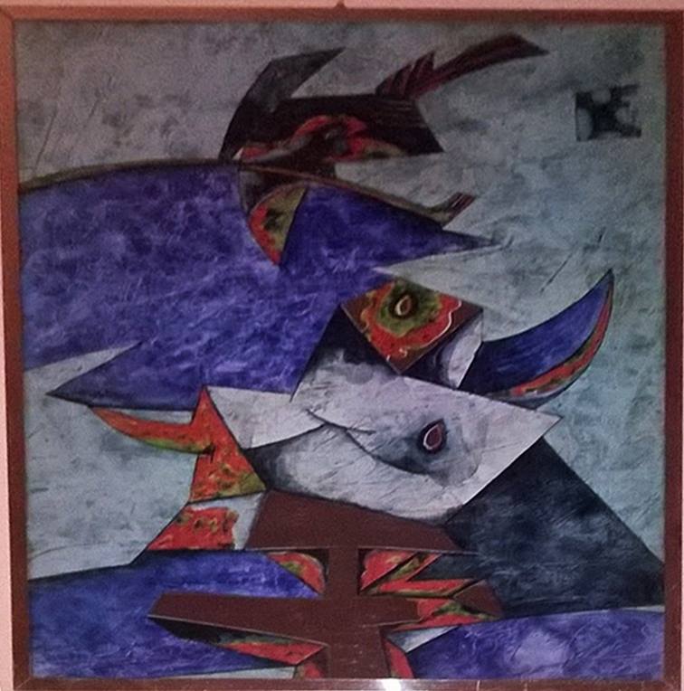 Gianni Dova - Pájaros y zarzas