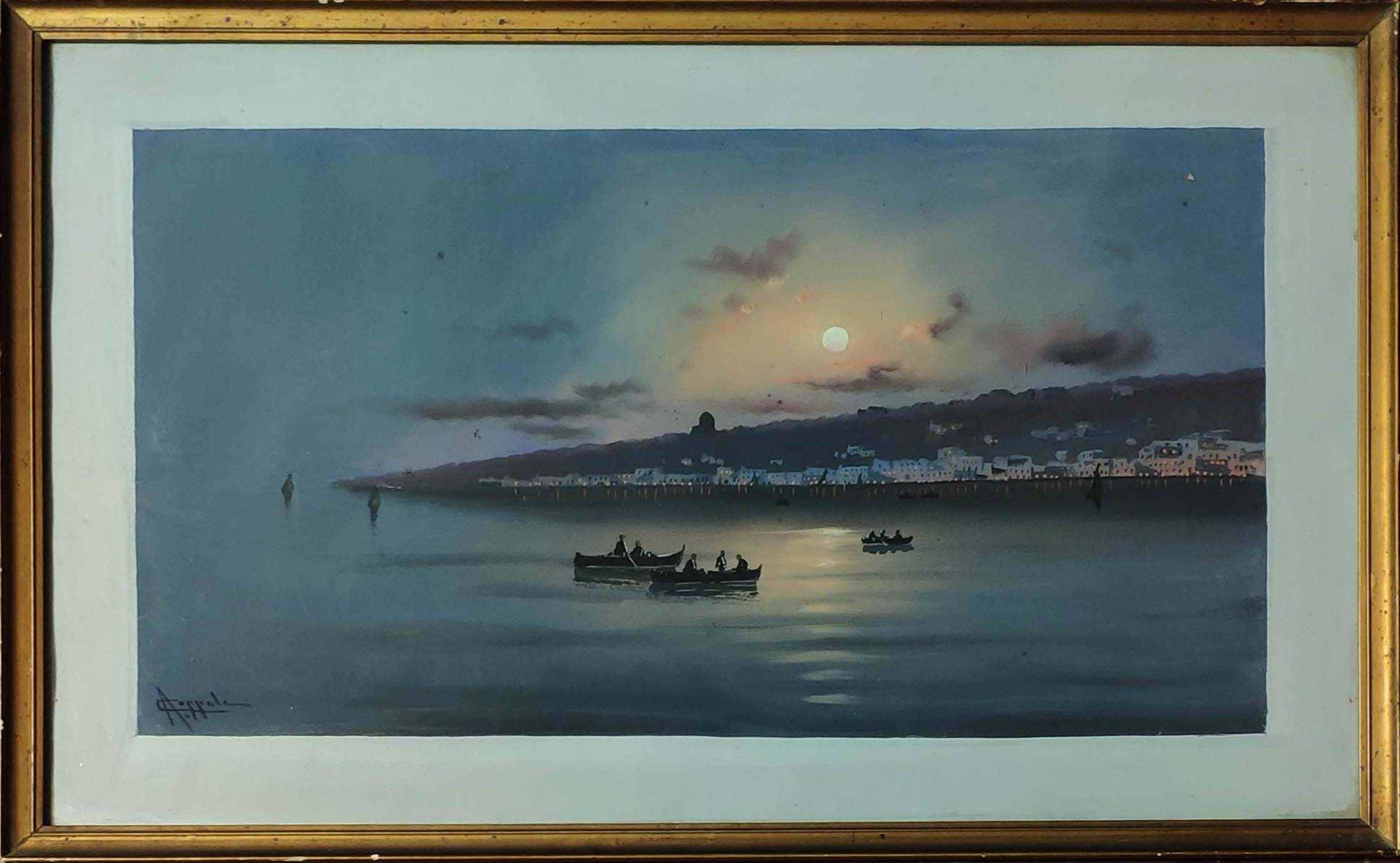 Antonio Coppola - Barcos en el Golfo