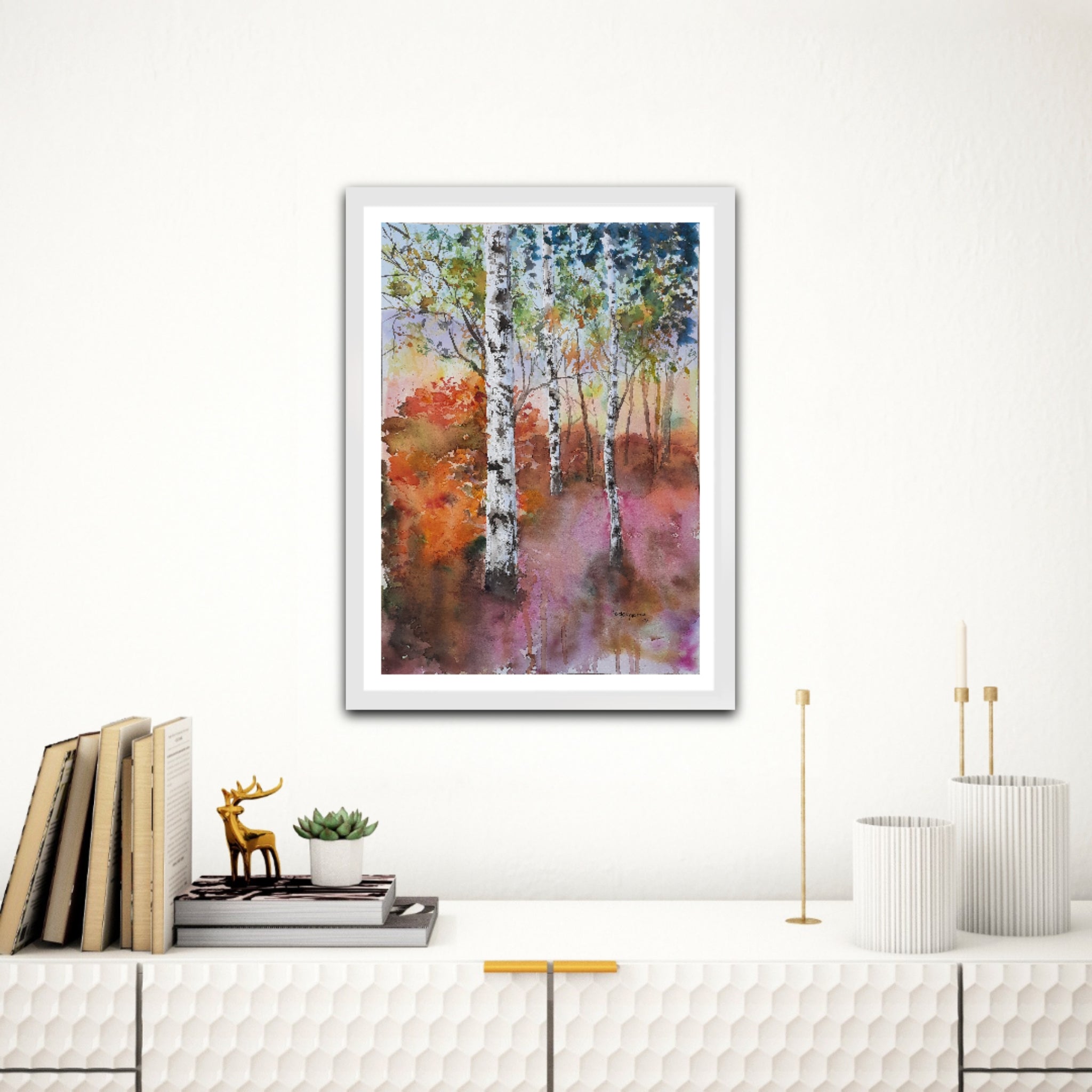 Birch forest