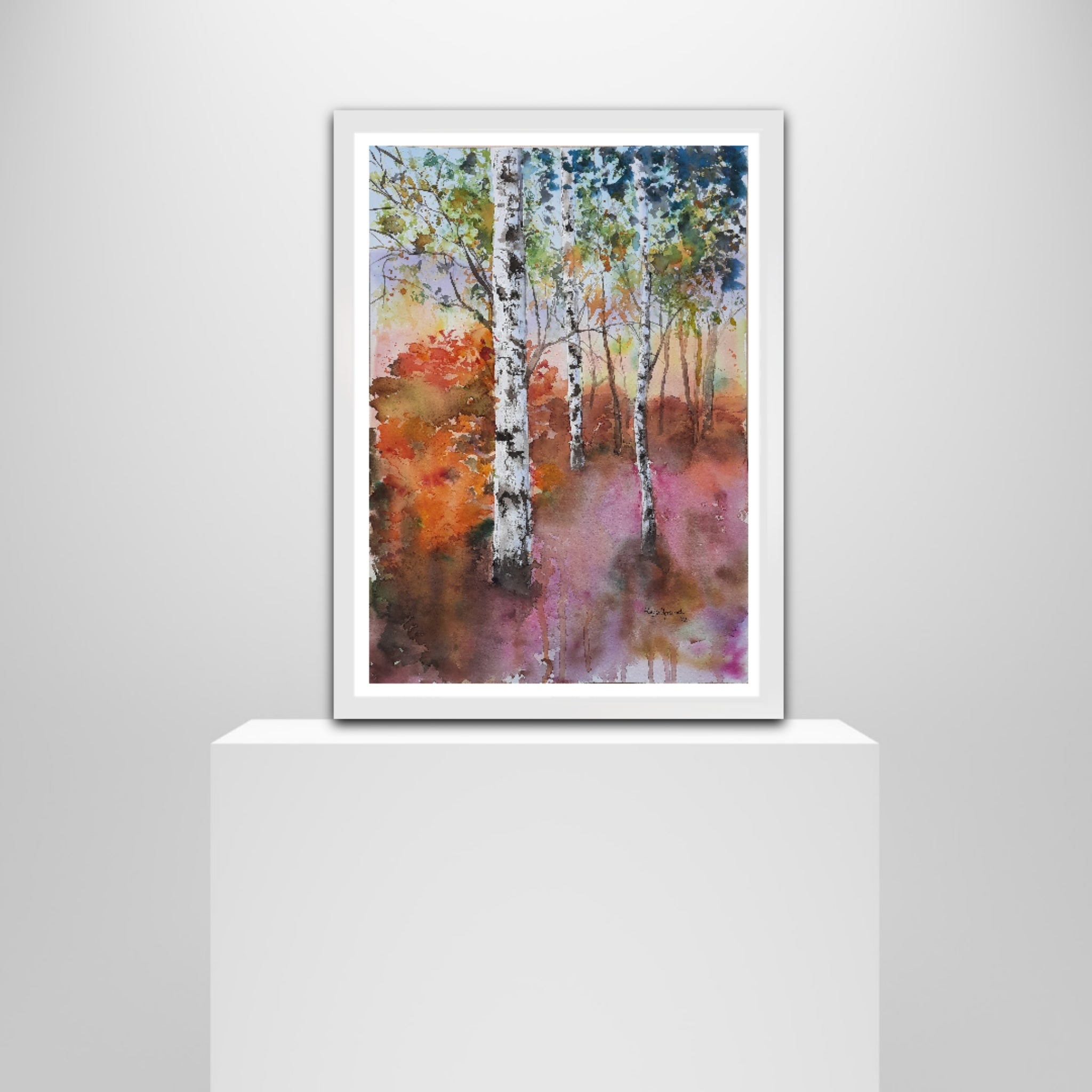 bosque de abedules