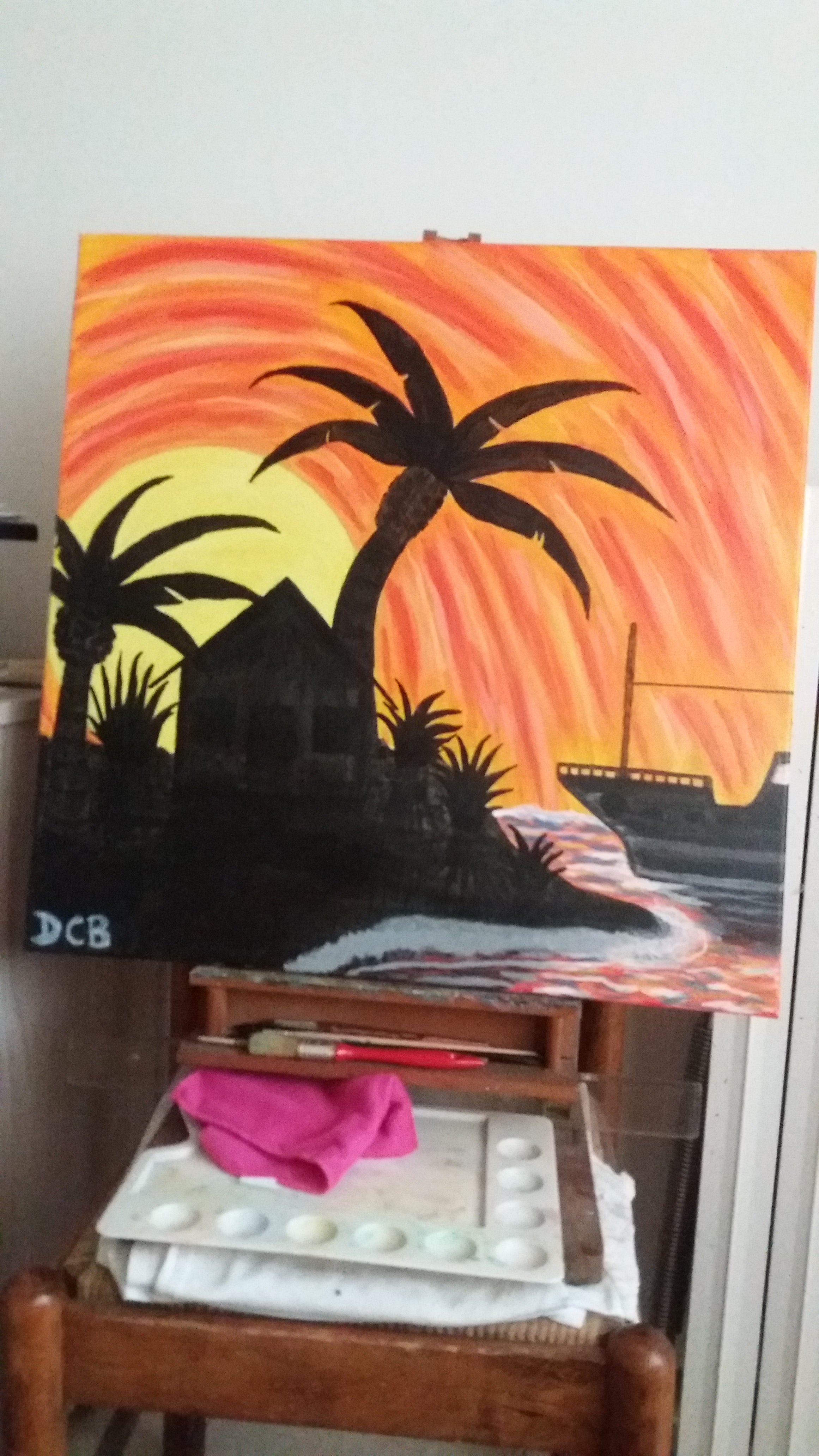 Summer sunset