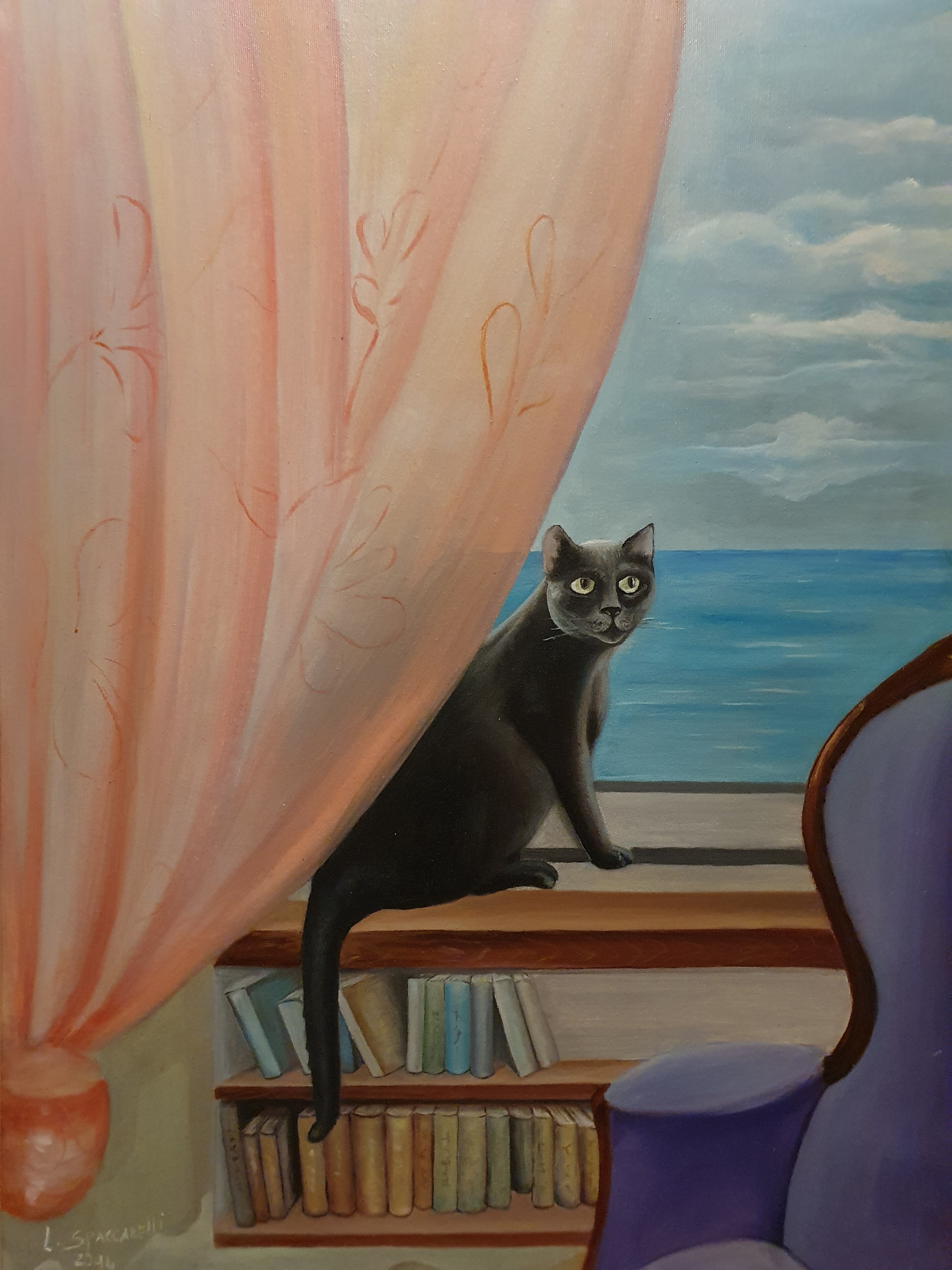 The cat in Santa Severa