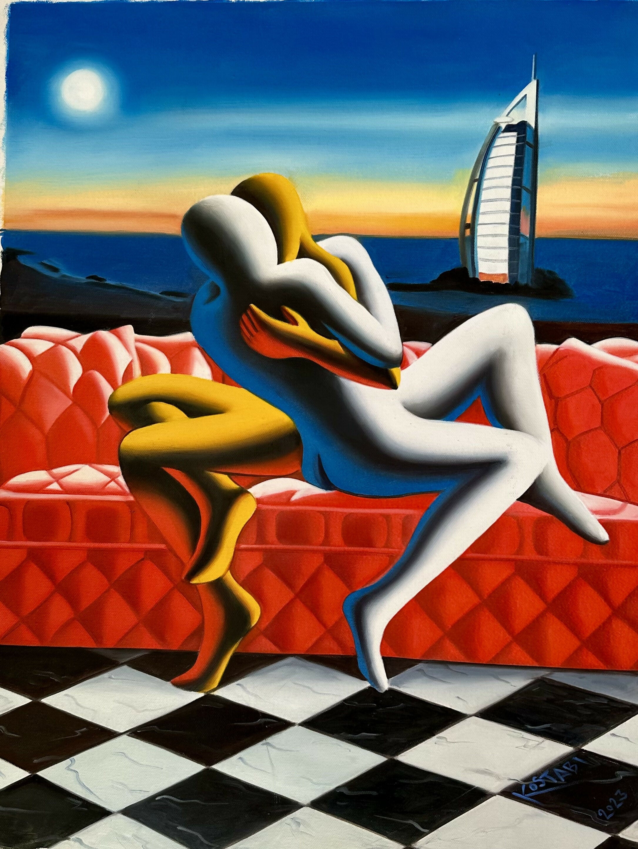 THE EDGE OF FOREVER - MARK KOSTABI