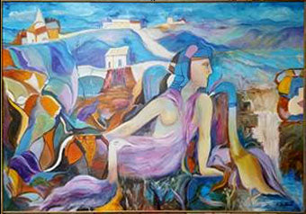 Hector Zablach - La donna en bleu