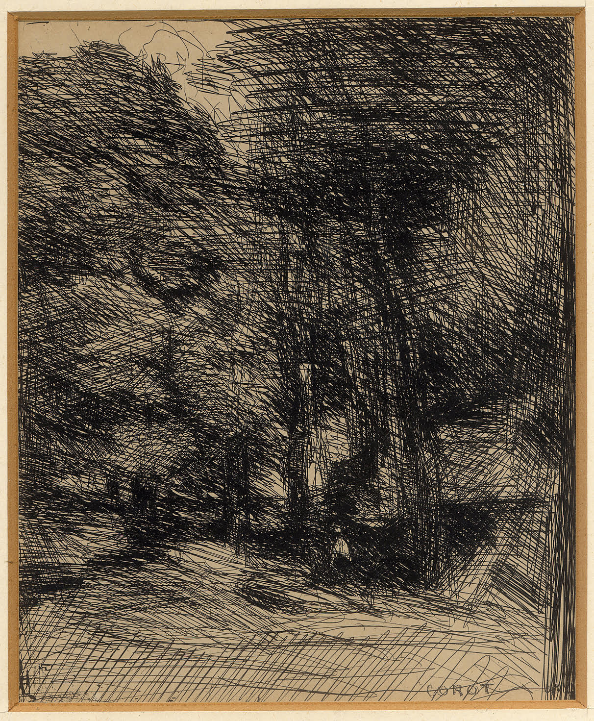 Jean-Baptiste Camille Corot - Souvenir of Bas-Bréau