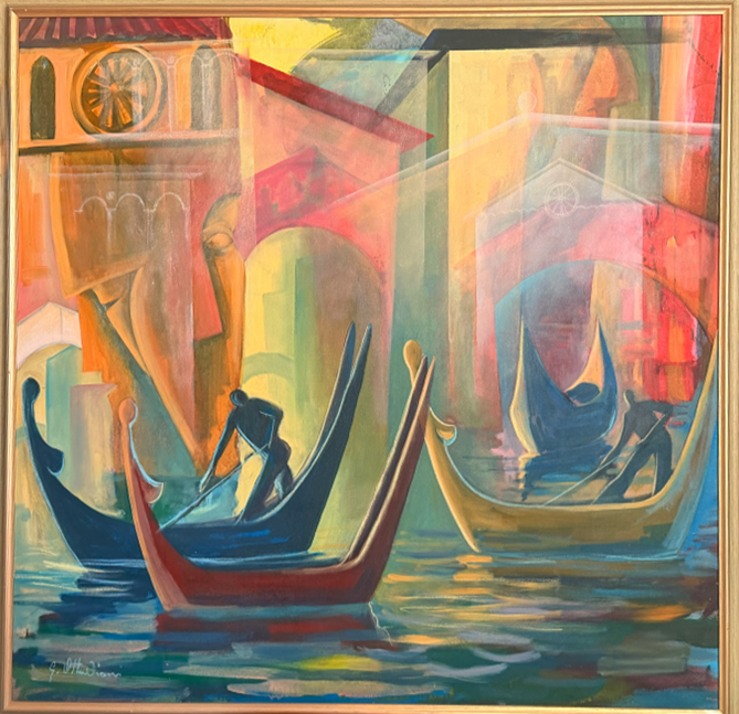 Venezia, olio su tela di Giuliano Ottaviani