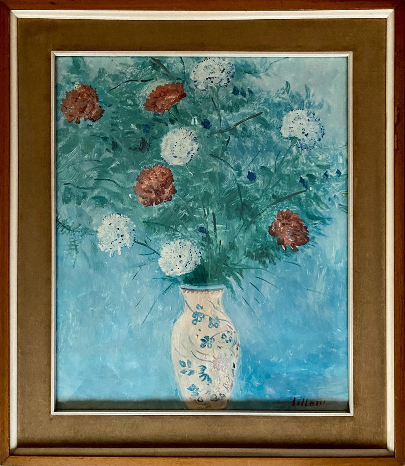 Umberto Lilloni - Flowers in a Chinese Vase