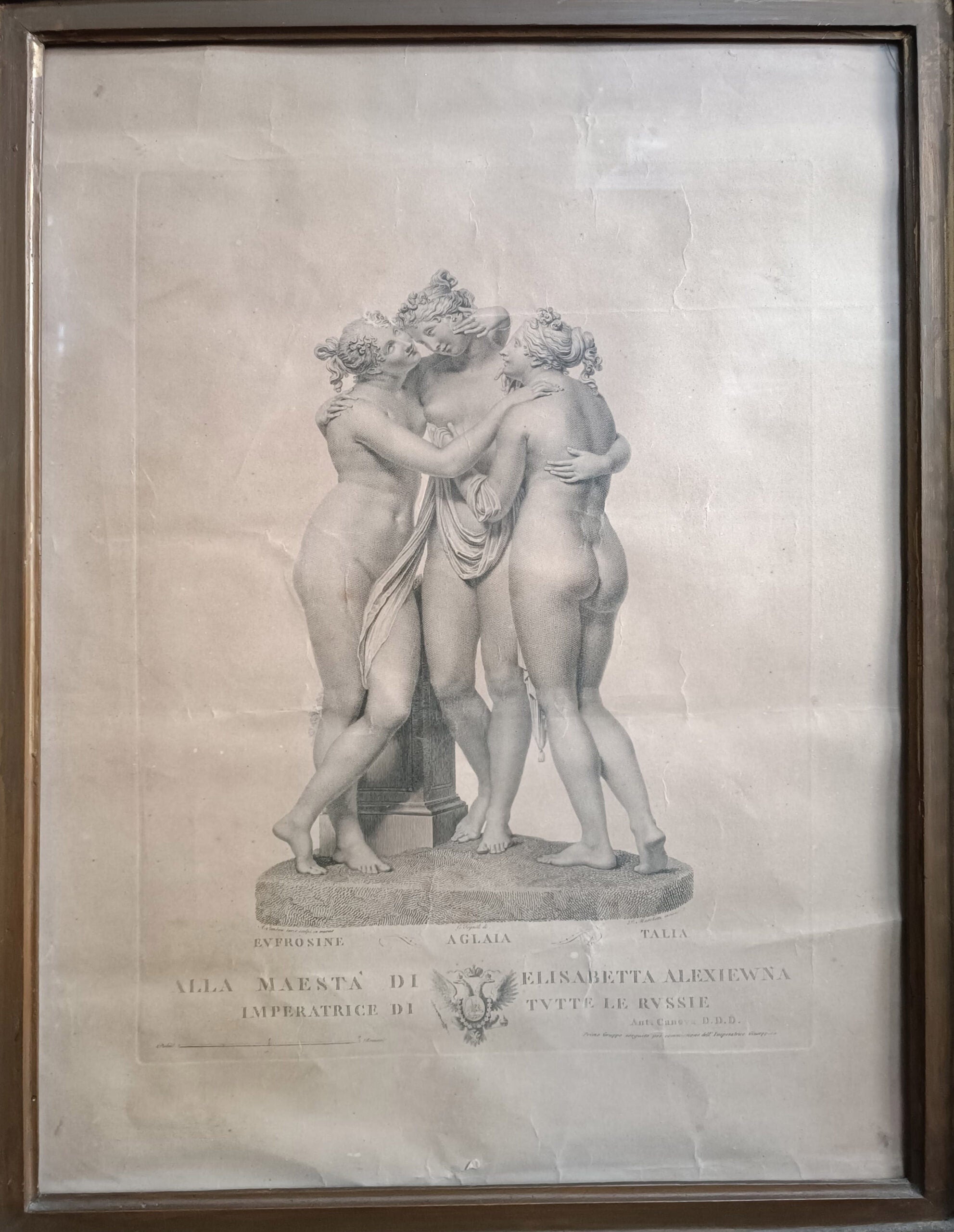 Domenico Marchetti (basado en un dibujo de Giovanni Tognoli) - Las Tres Gracias