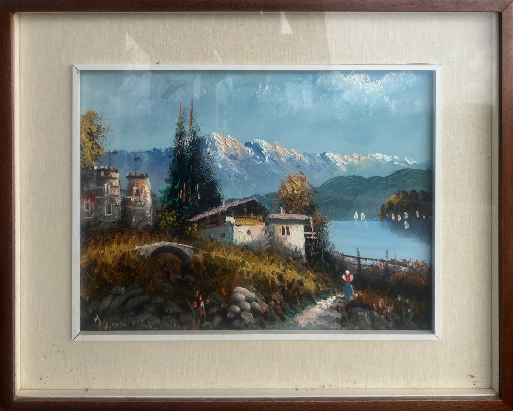 Autor desconocido - Sin título (Paisaje de montaña 1)