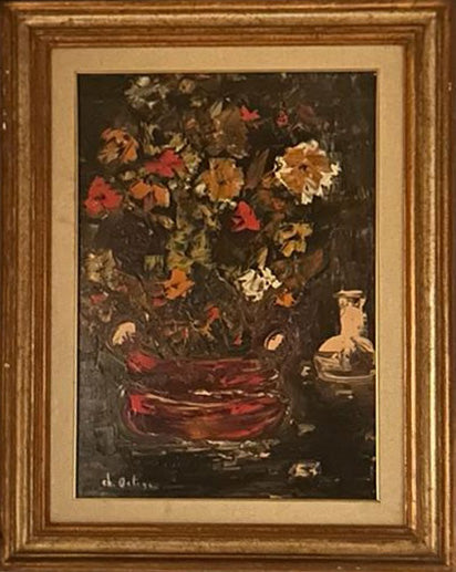 Charles Ortega - Jarrón con flores