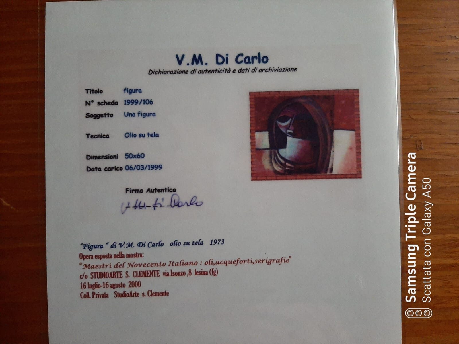 Vittorio Maria Di Carlo - Figura