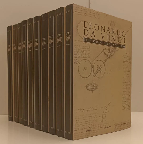 El Códice Atlántico Leonardo da Vinci - Giunti Editore (20 volúmenes)