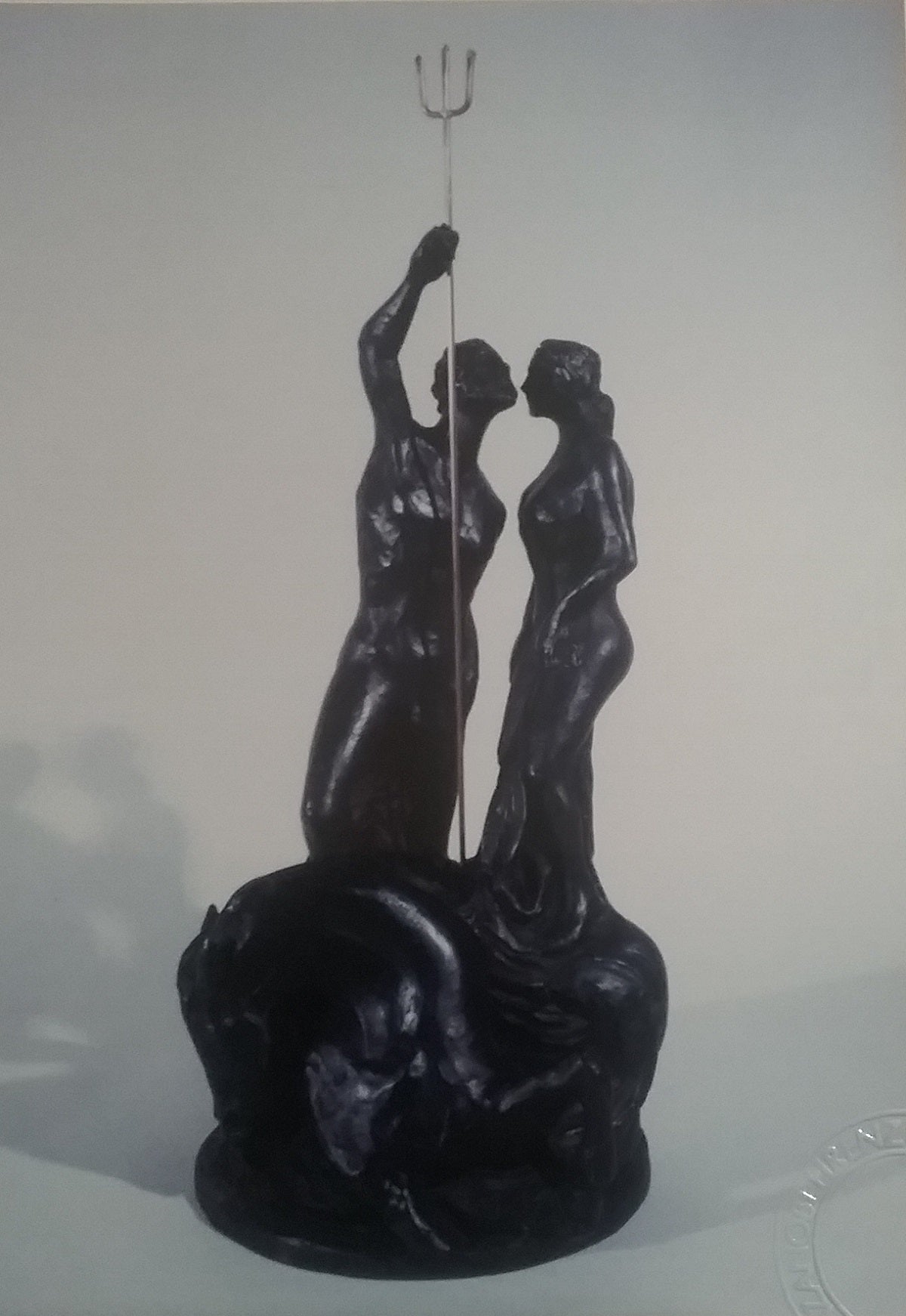 Aligi Sassu - Poseidón y Atenea