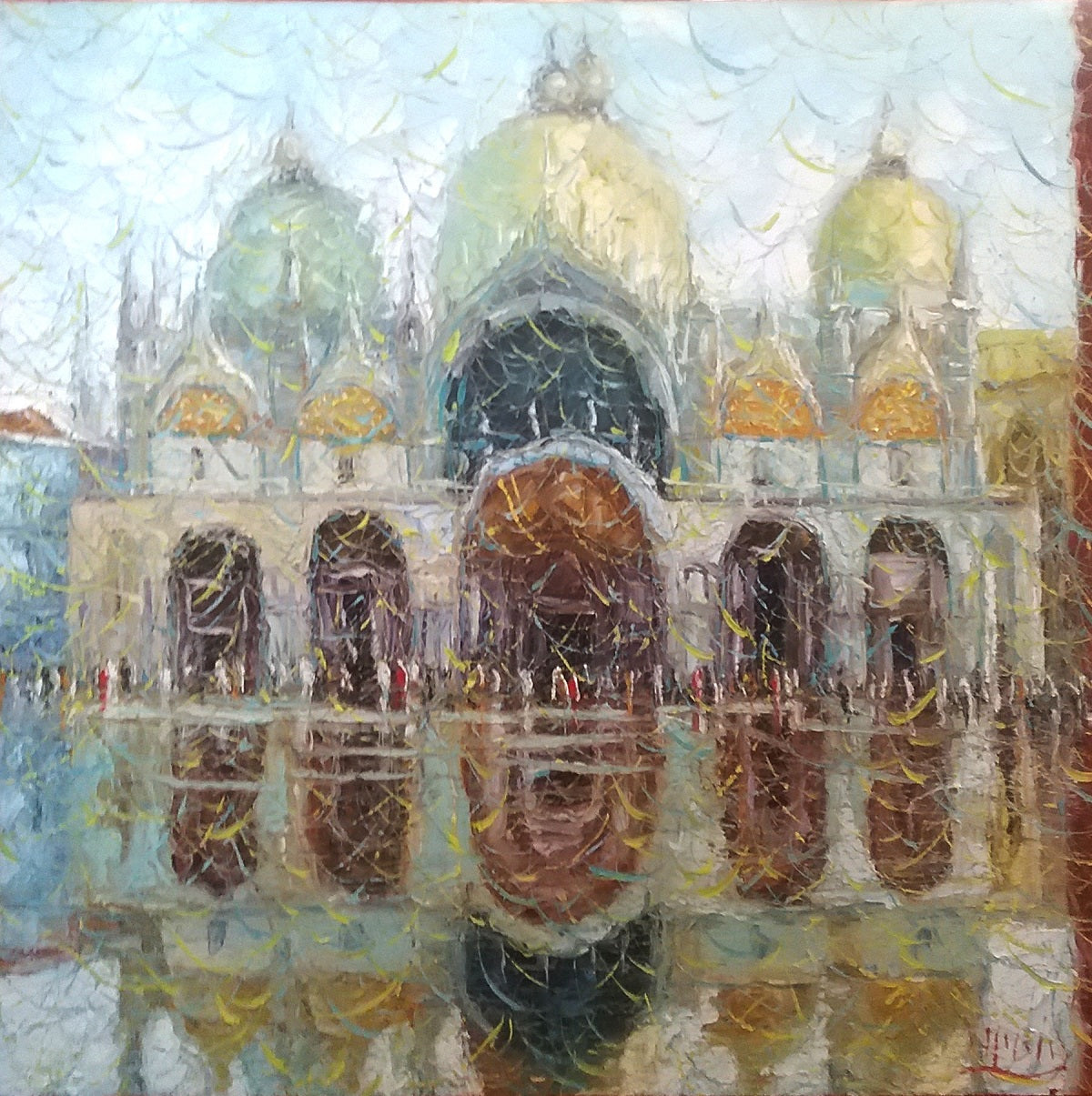 Roberto Masia - Venezia, acqua alta in Piazza San Marco