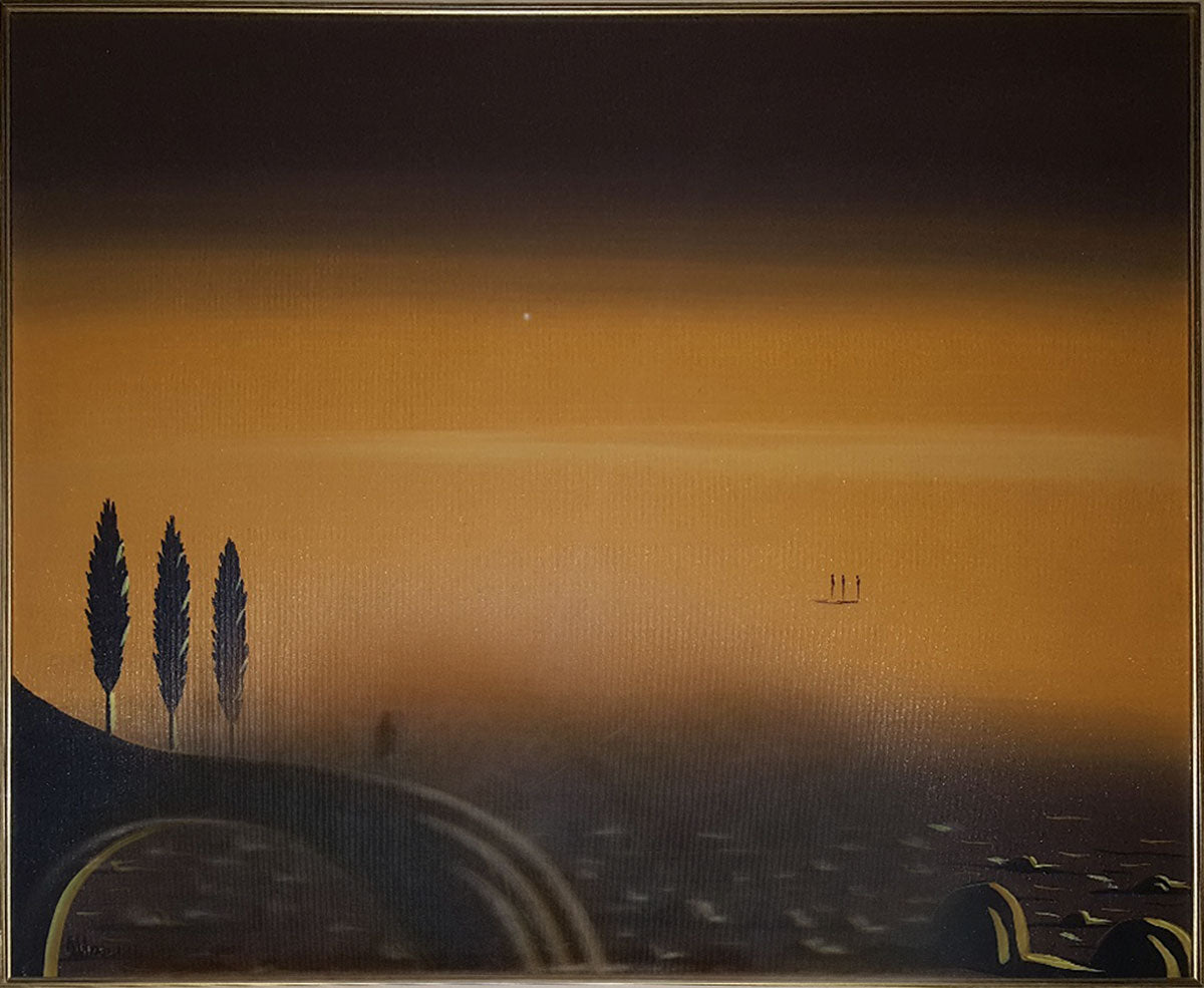 Marcello Antonelli - Landscape with Figure