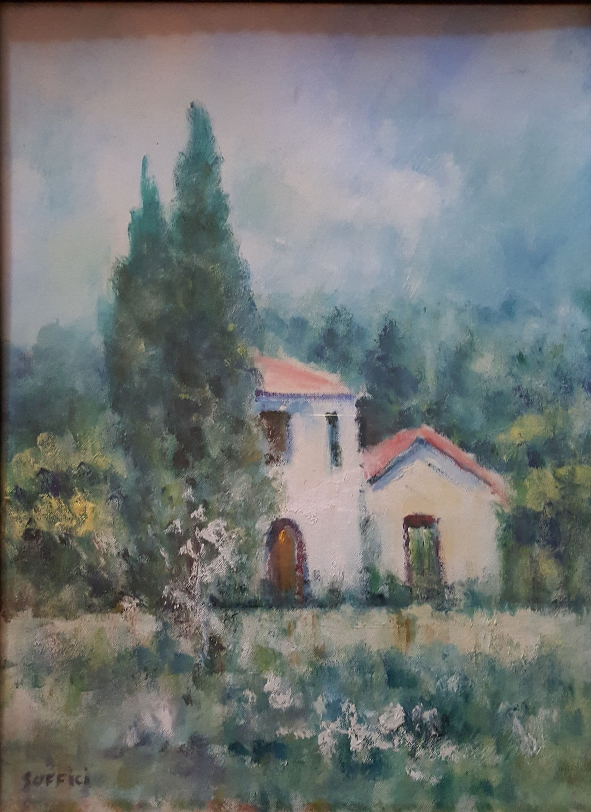 Ardengo Soffici - House Among the Trees