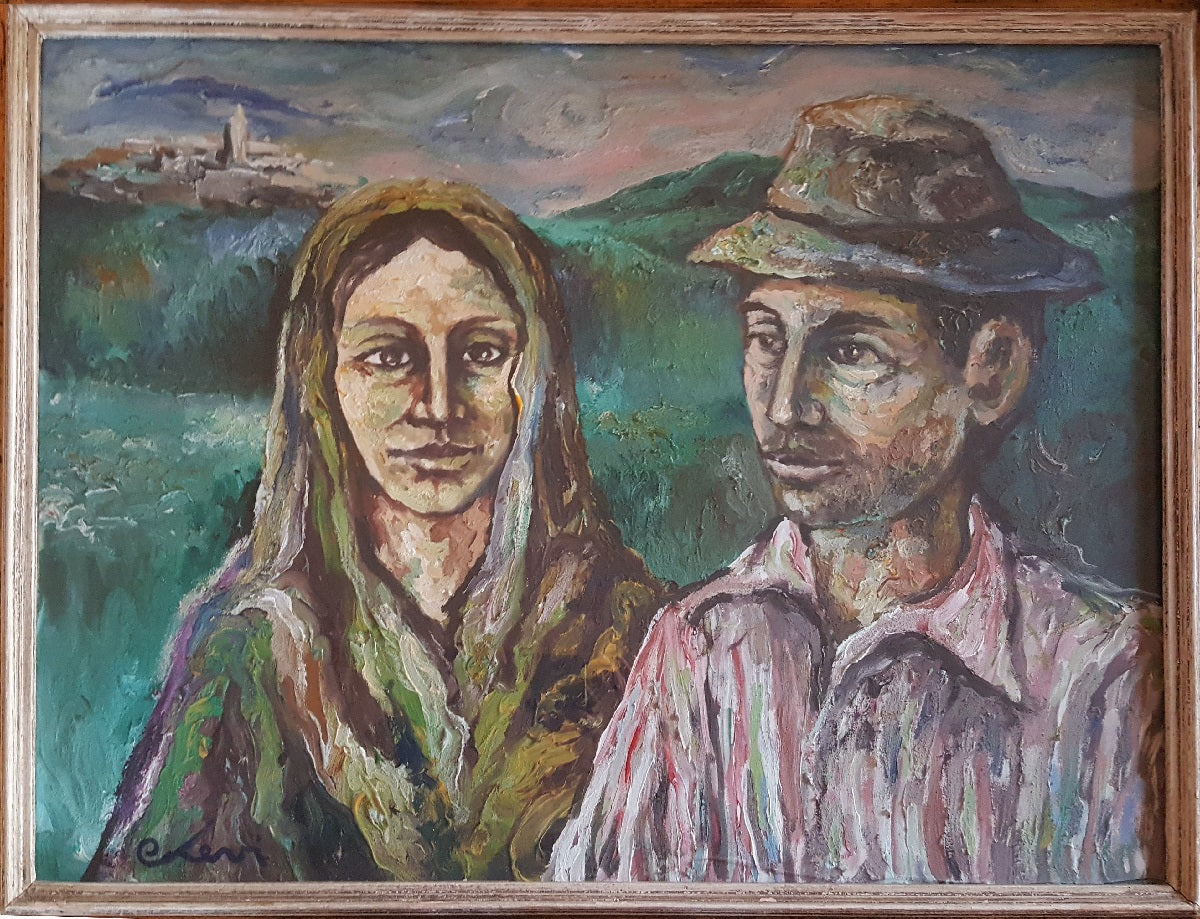 Carlo Levi - Coppia di contadini