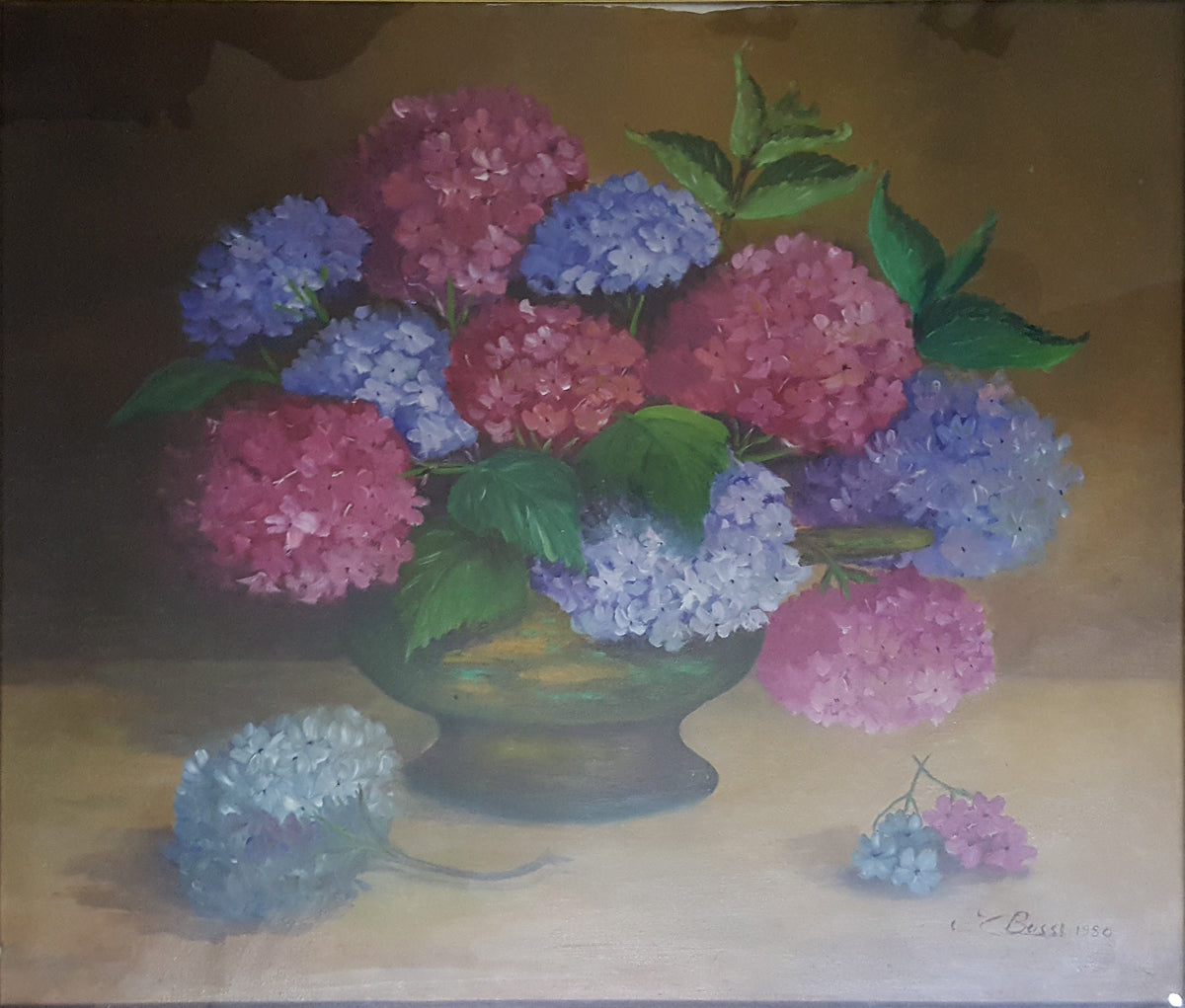 Renato Bussi - Vase of Flowers