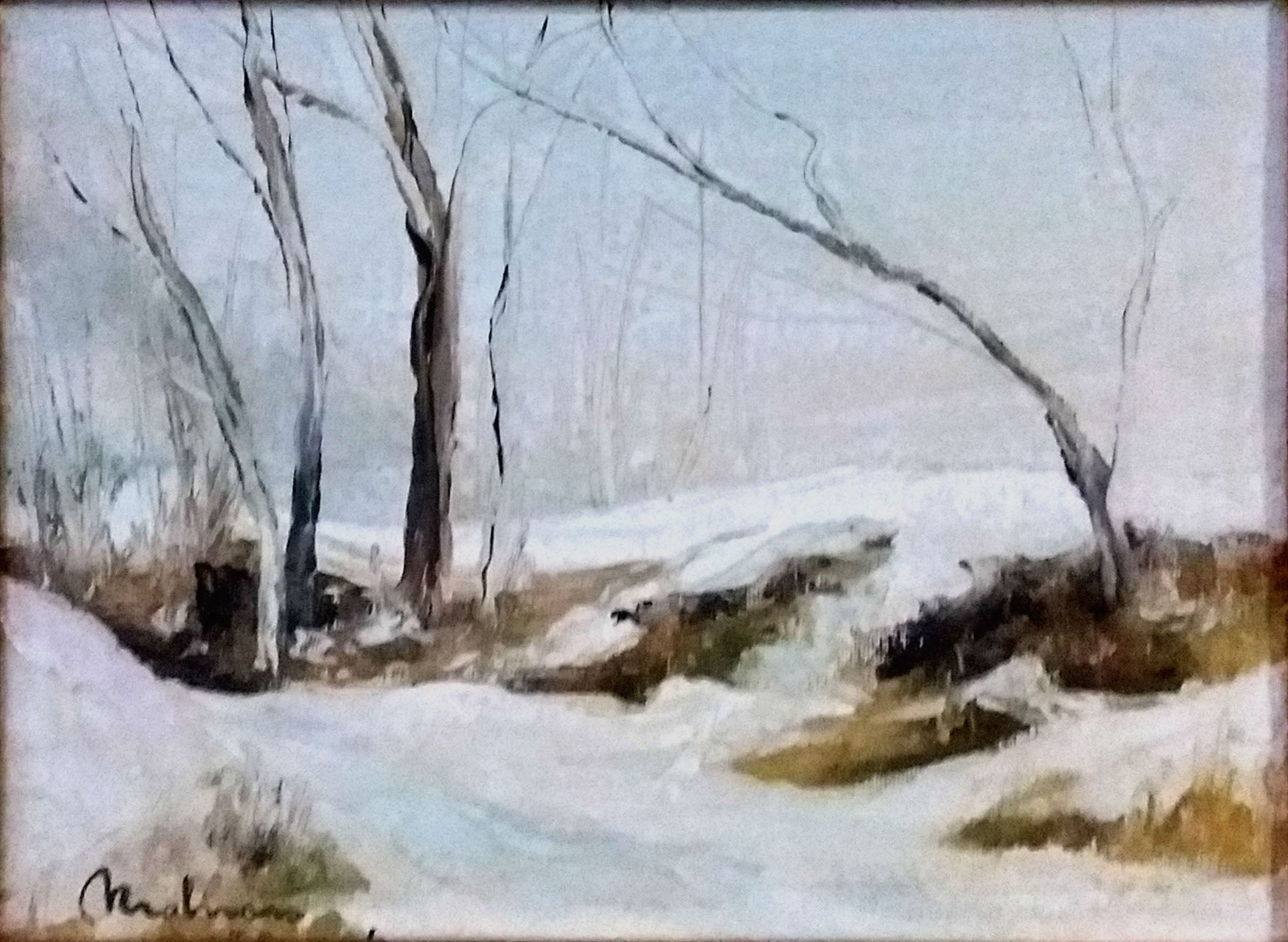 Bruno Molinaro - Paisaje invernal, "Nevada"