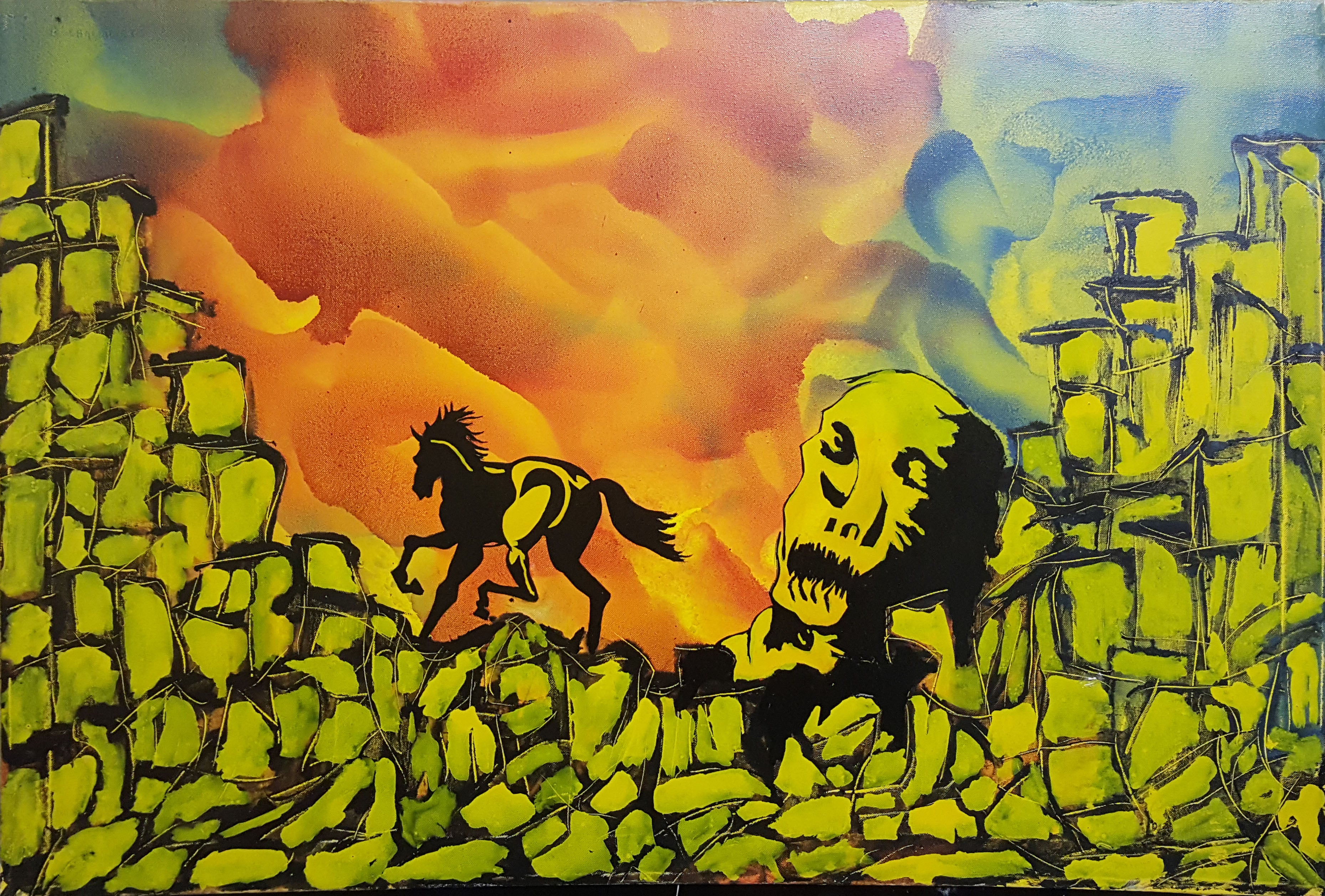 Basilio Chalkidiotis - Horse with Skull